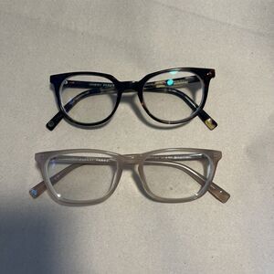 2 Warby Parker Eyeglasses Keene 265 Tortoise Welty 663 Frosted Blush FRAMES ONLY